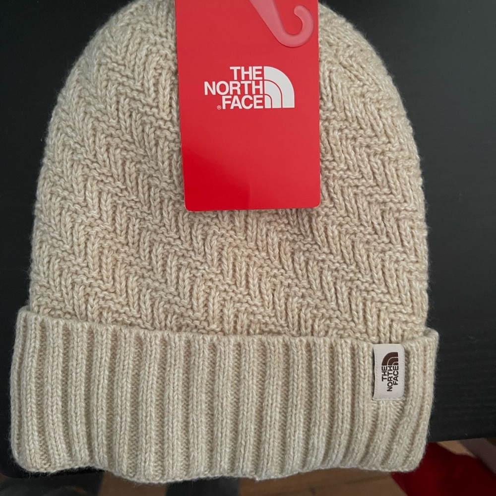 North Face women’s fleece lined beanie